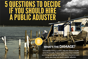5 Questions to Decide If You Should Hire a Public Adjuster