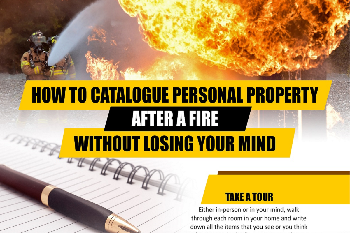 How to Catalogue Personal Property after a Fire Without Losing Your Mind [Infographic]